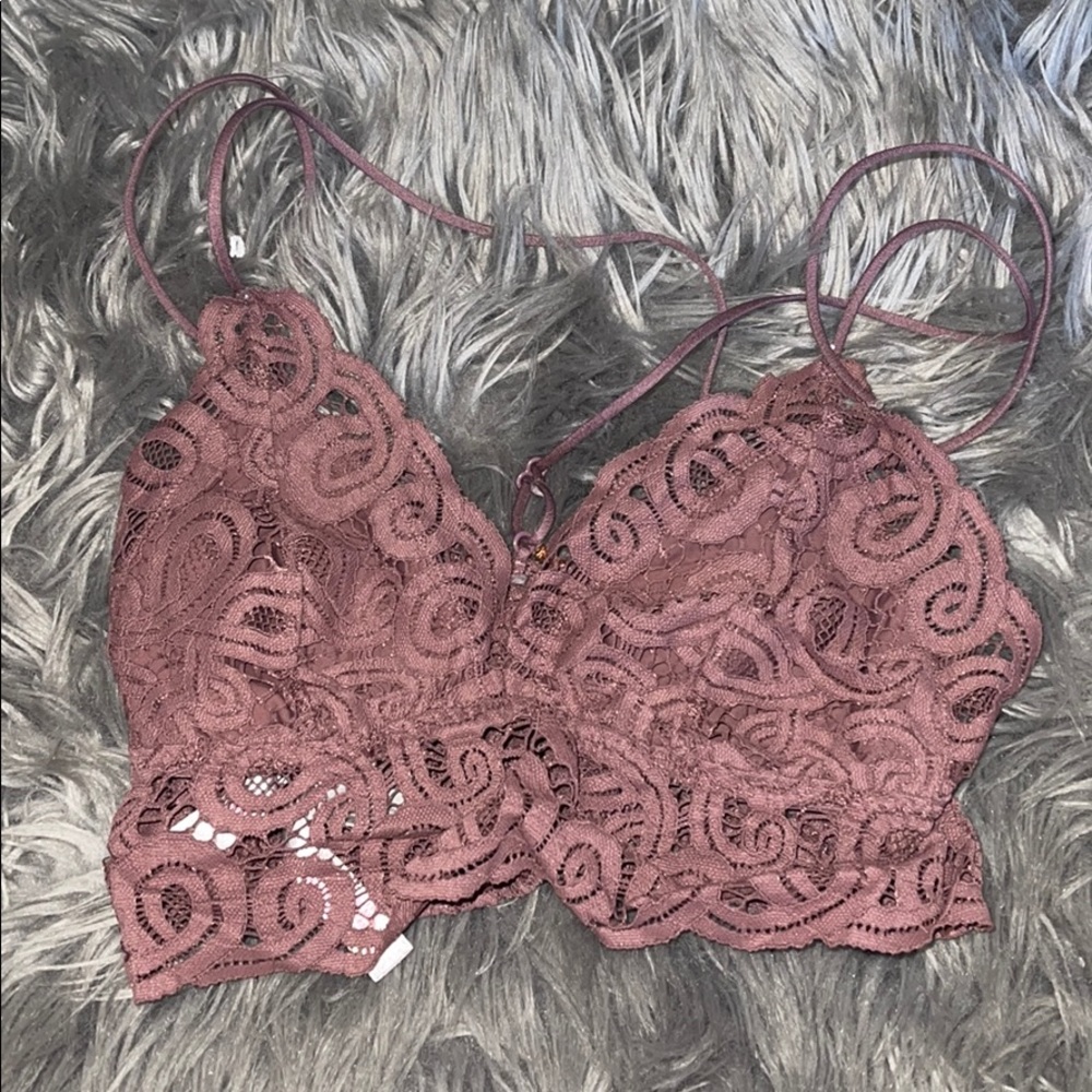 pink bralette